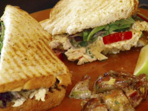 Peach Chutney Chicken Salad