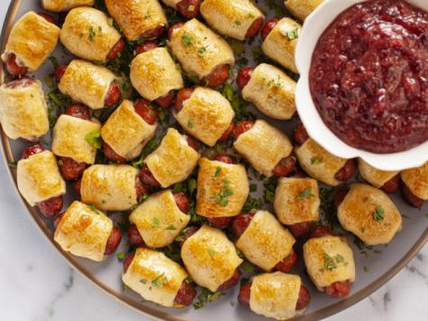 Pigs in Blankets with Cranberry Mustard
