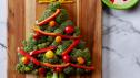 Christmas Crudités Tree with Festive Ranch