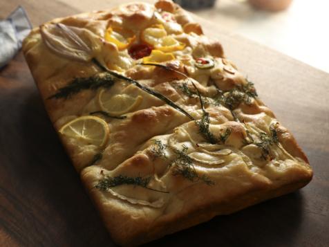Easy Focaccia Garden Bread