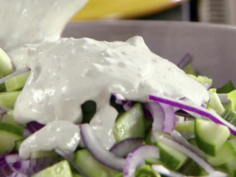 Salad & Creamy Bacon Dressing