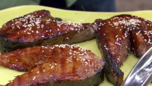 Hoisin Barbecue Grilled Salmon
