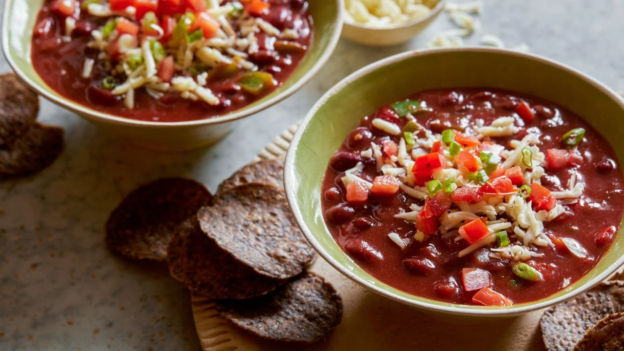 Veg-Head Three-Bean Chili