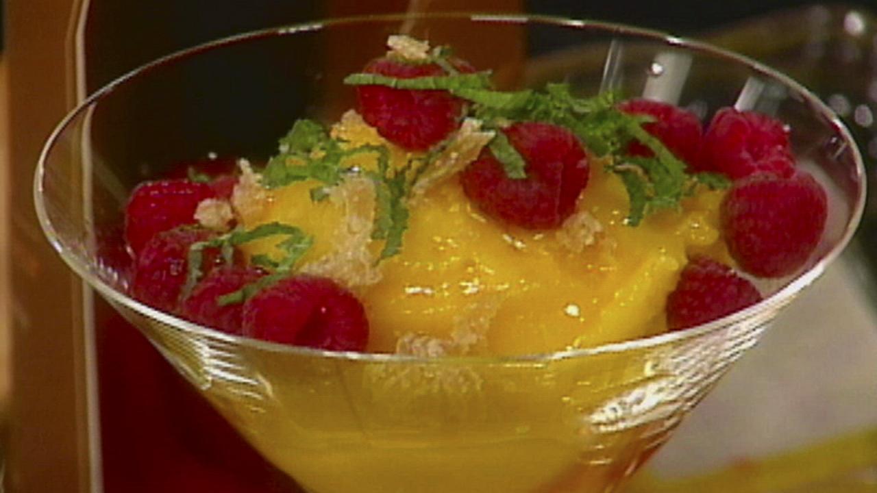 Quick Mango Sorbet Dessert