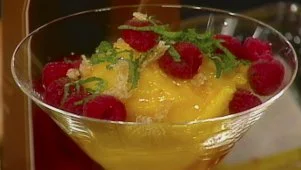 Quick Mango Sorbet Dessert