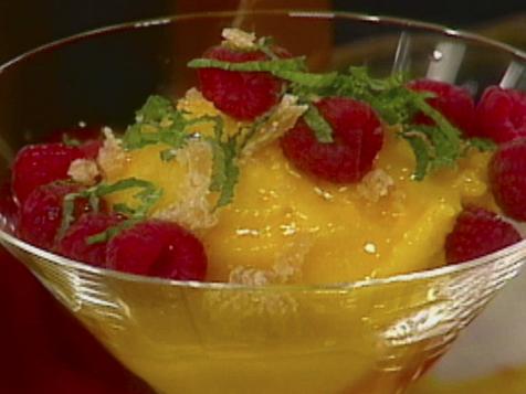 Quick Mango Sorbet Dessert