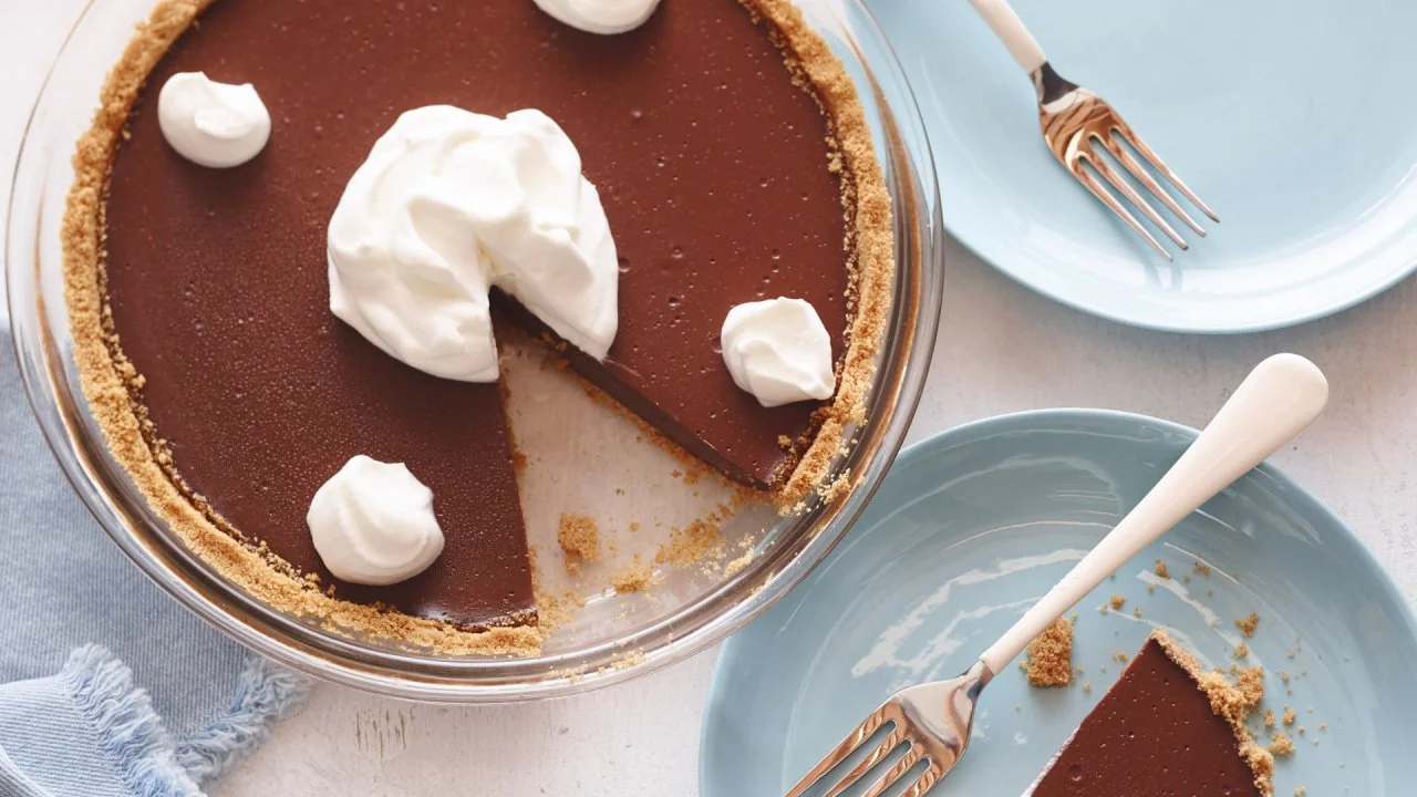 Double Chocolate Pudding Pie