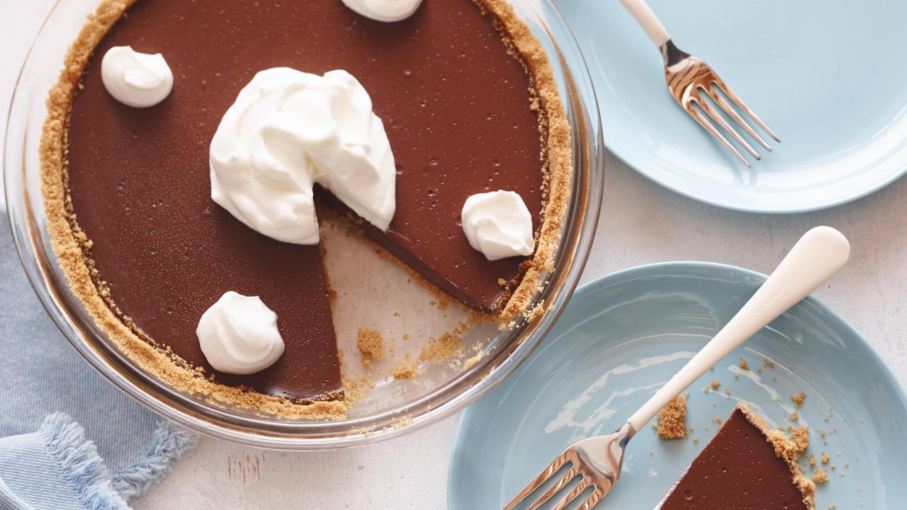 Double Chocolate Pudding Pie