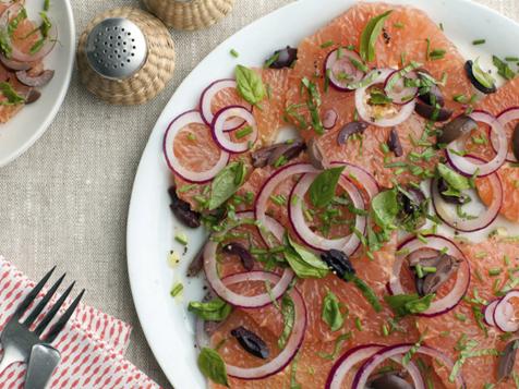 Grapefruit-Onion-Basil Salad
