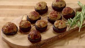 Pork-Pancetta Mushroom Caps