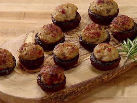 Pork-Pancetta Mushroom Caps