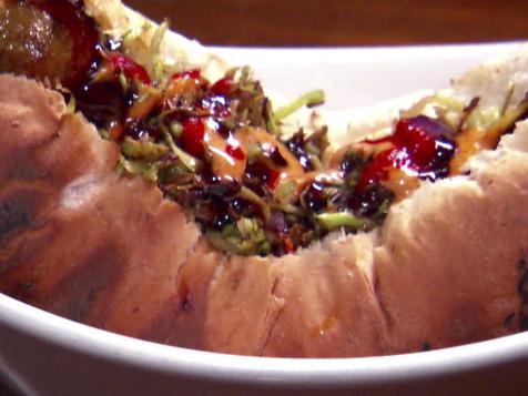 Thai Chicken Sausage on a Bun