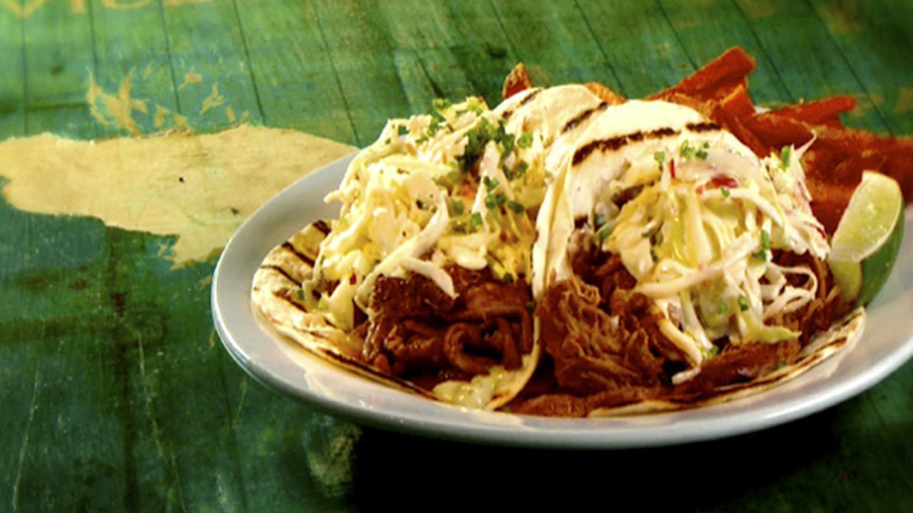 Pork Tacos at Fuel Charleston
