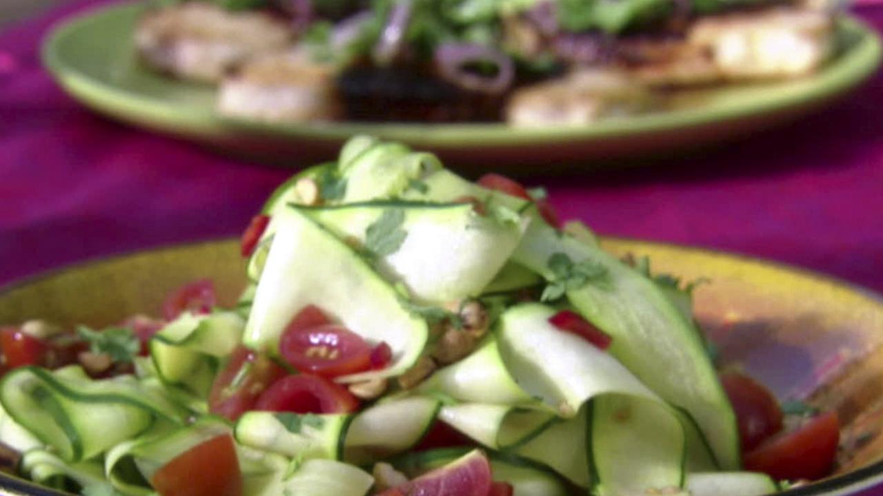 Aarti's Zucchini Ribbon Salad