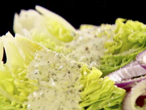Ranch Dressing on Bibb Lettuce