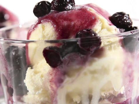 Sandra's Blueberries Foster