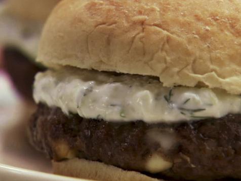 5-Ingredient Lamb-Feta Burgers