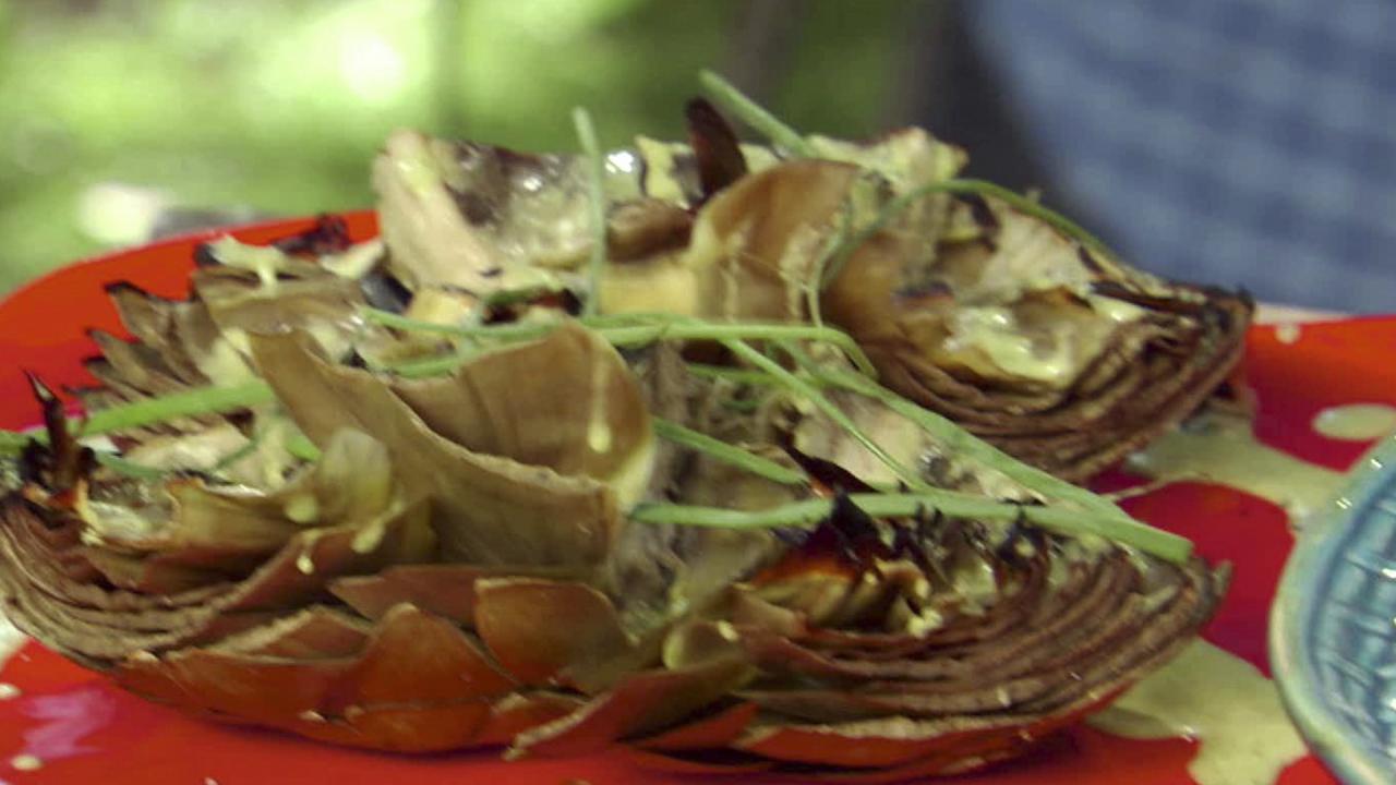 Learn How to Make Bobby Flay's Grilled Artichokes