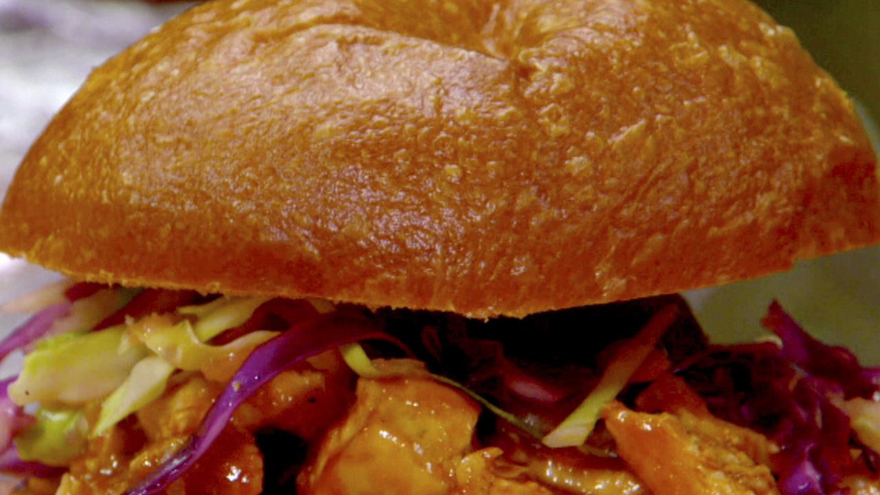 Bourbon BBQ Chicken Sandwiches