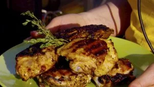 Grilled Citrus Chicken Thighs