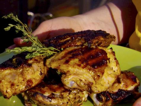 Grilled Citrus Chicken Thighs