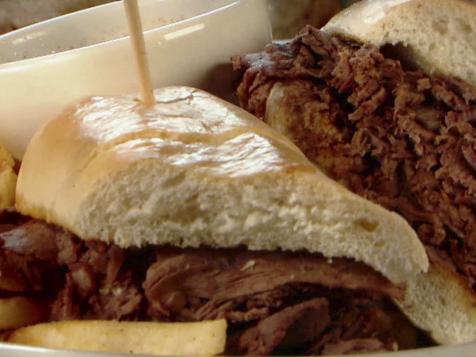 Prime Rib Sandwich at Nye's
