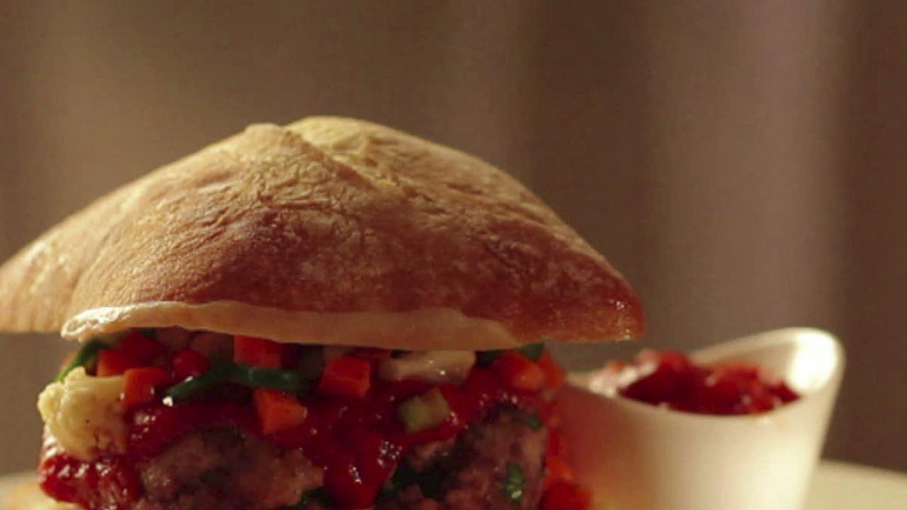 Giant Meatball Sandwich