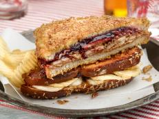 Chef Name: Jeff Mauro

Full Recipe Name: Crunchy Fried PB and J

Talent Recipe: Jeff Mauro’s Crunchy Fried PB and J, as seen on Sandwich King

FNK Recipe: 

Project: Foodnetwork.com, Back to School/Sandwich Central/Dinner and a Movie/Sides

Show Name: Sandwich King

Food Network / Cooking Channel: Food Network