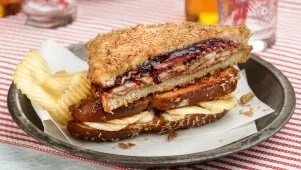 Fried PBJ Crunch Sandwiches