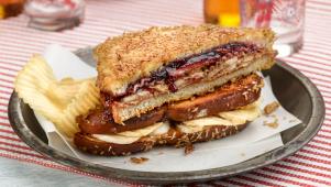 Fried PBJ Crunch Sandwiches
