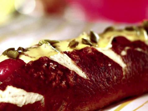 Cheesy Dogs on Pretzel Rolls