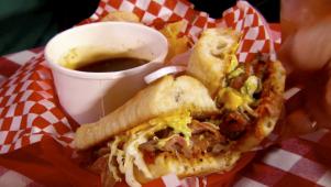 Roasted Leg of Lamb Sandwich