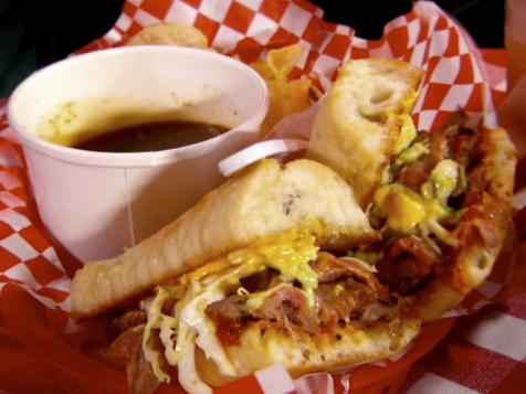 Roasted Leg of Lamb Sandwich