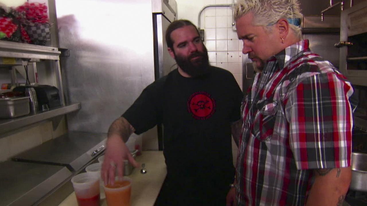 Guy Fieri Gives 666 Wings With Death Juice a Taste