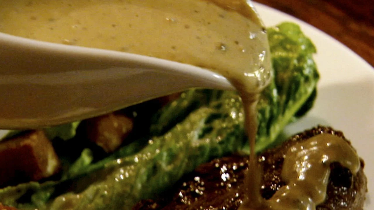 Steak With Peppercorn Sauce