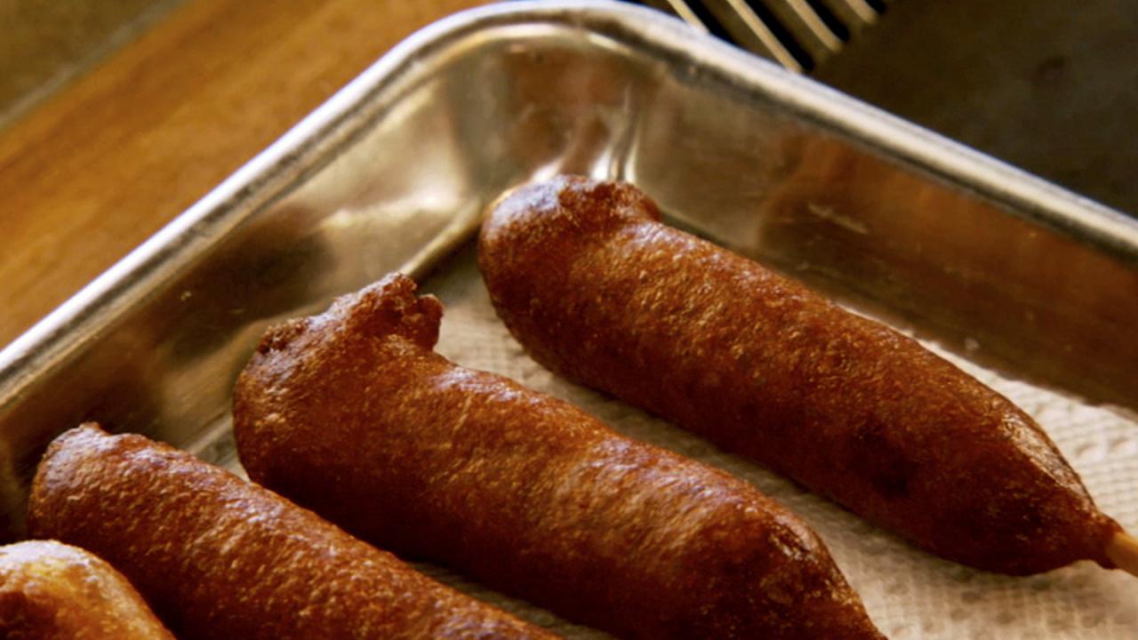 Breakfast-Style Corn Dogs