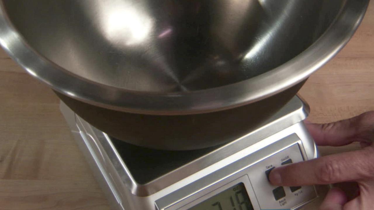 Alton's Kitchen Tools: Scales