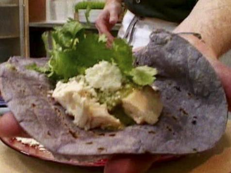 Chicken and Tomatillo Tacos