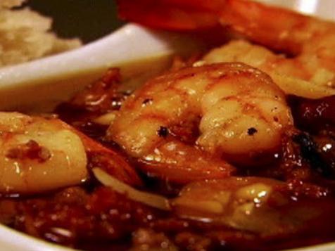 Shrimp & Chorizo Garlic Sauce