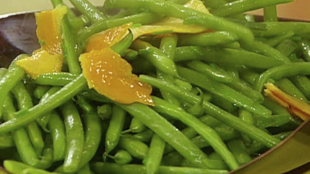 Orange-Scented Green Beans