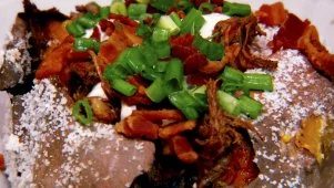 Brisket-Loaded Sweet Potatoes