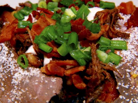 Brisket-Loaded Sweet Potatoes