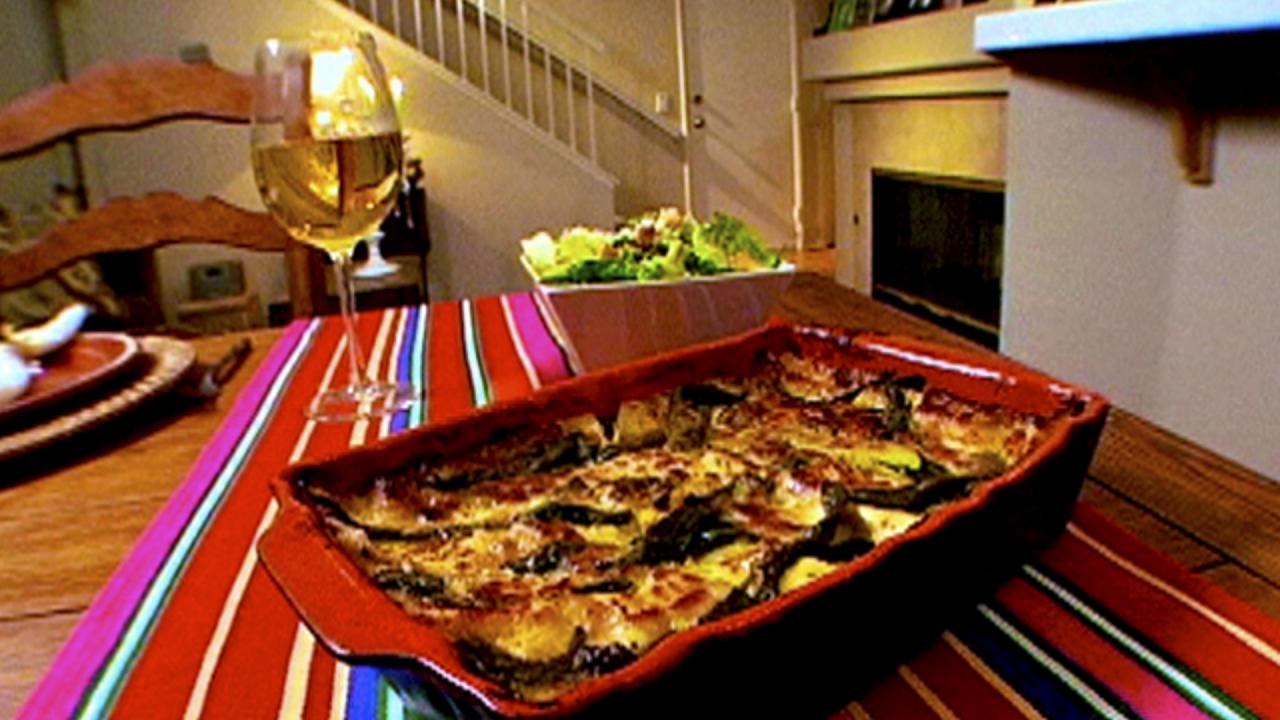Mexican Corn & Poblano Lasagna