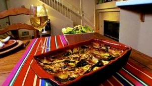 Mexican Corn & Poblano Lasagna