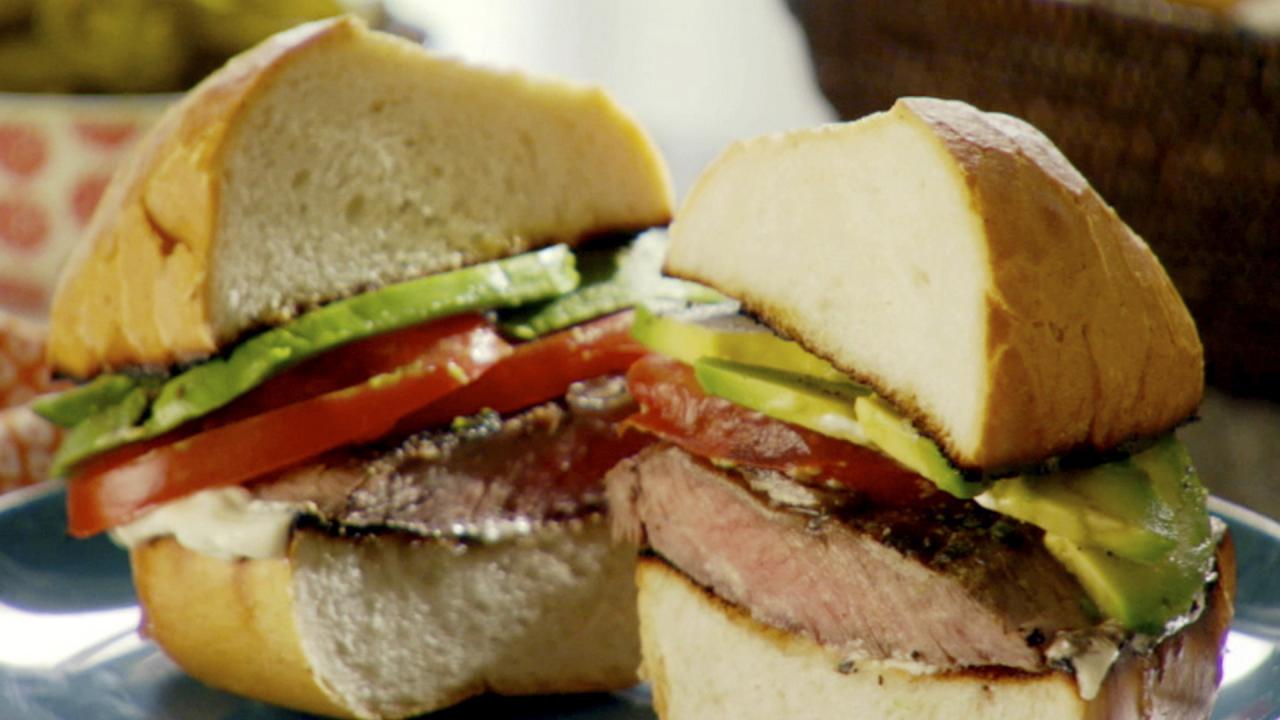 Quick Grilled Steak Sandwich