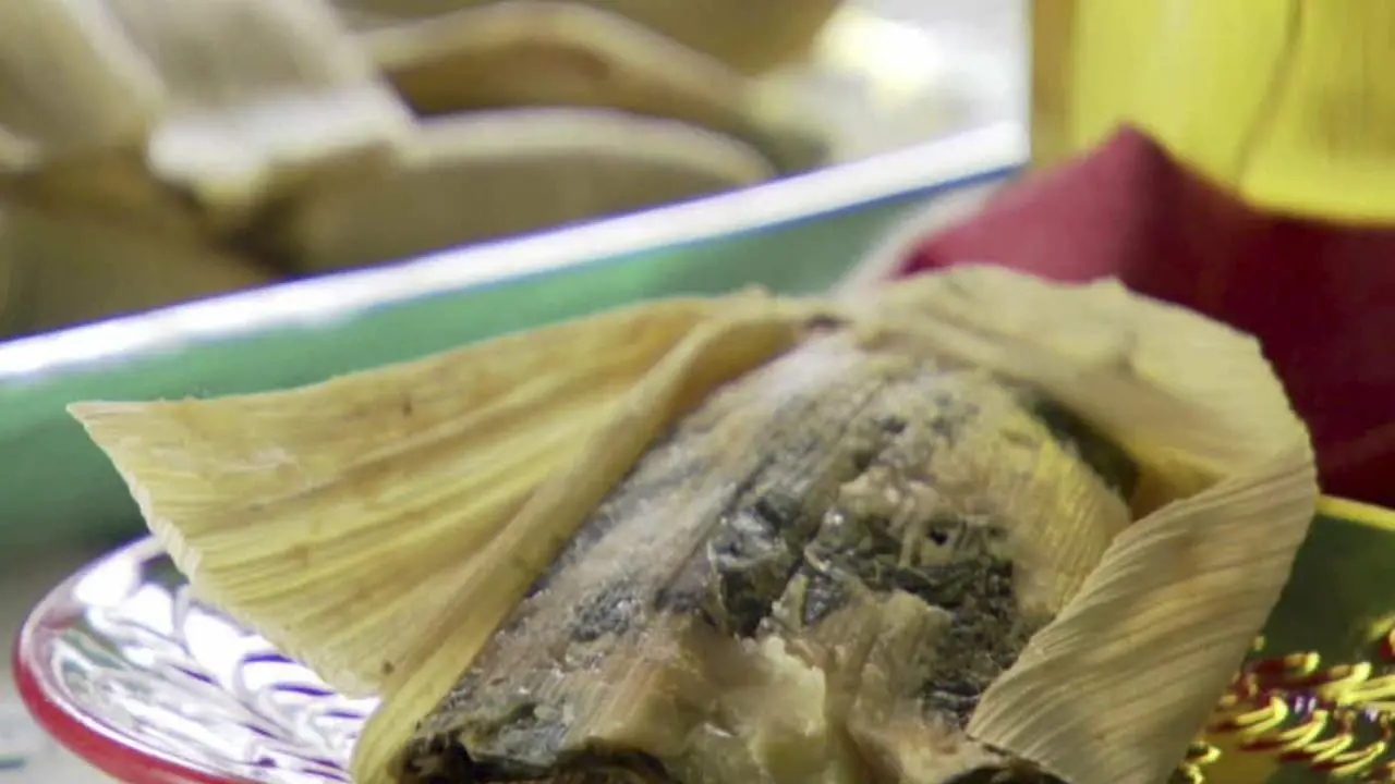 Kale and Cheese Tamales