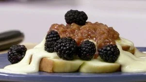 Pound Cake With Guava Compote
