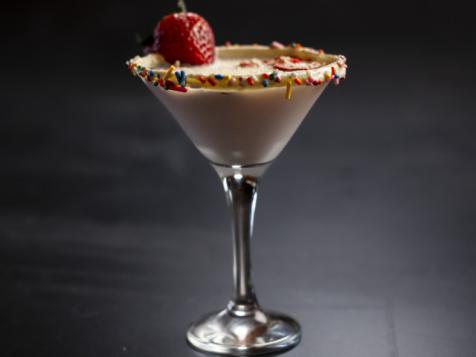 White Chocolate Strawberry Martini