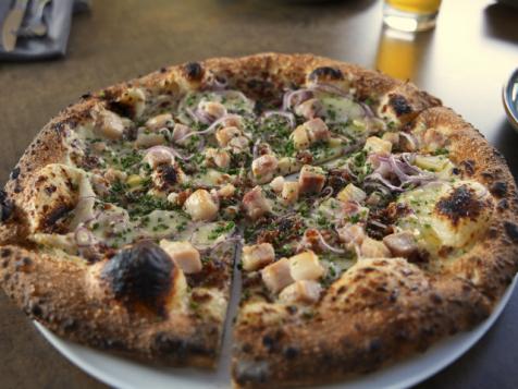 Pork Belly Pizza at Roof 106