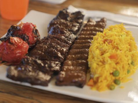 Beef Soltani Kabobs